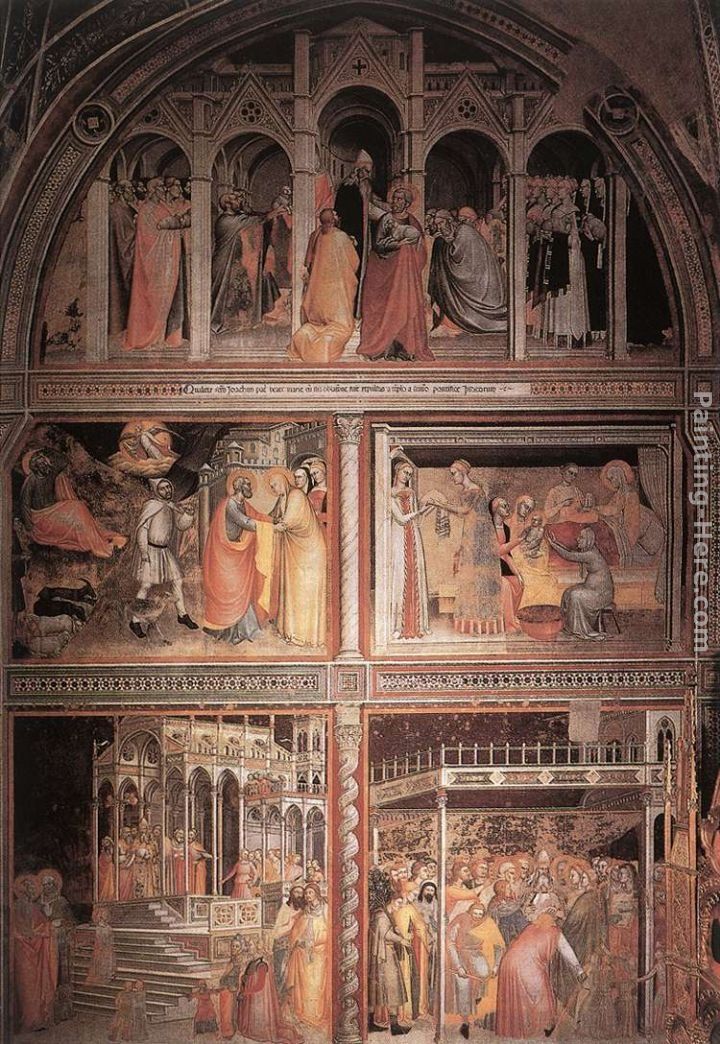 Giovanni da Milano Scenes from the Life of the Virgin